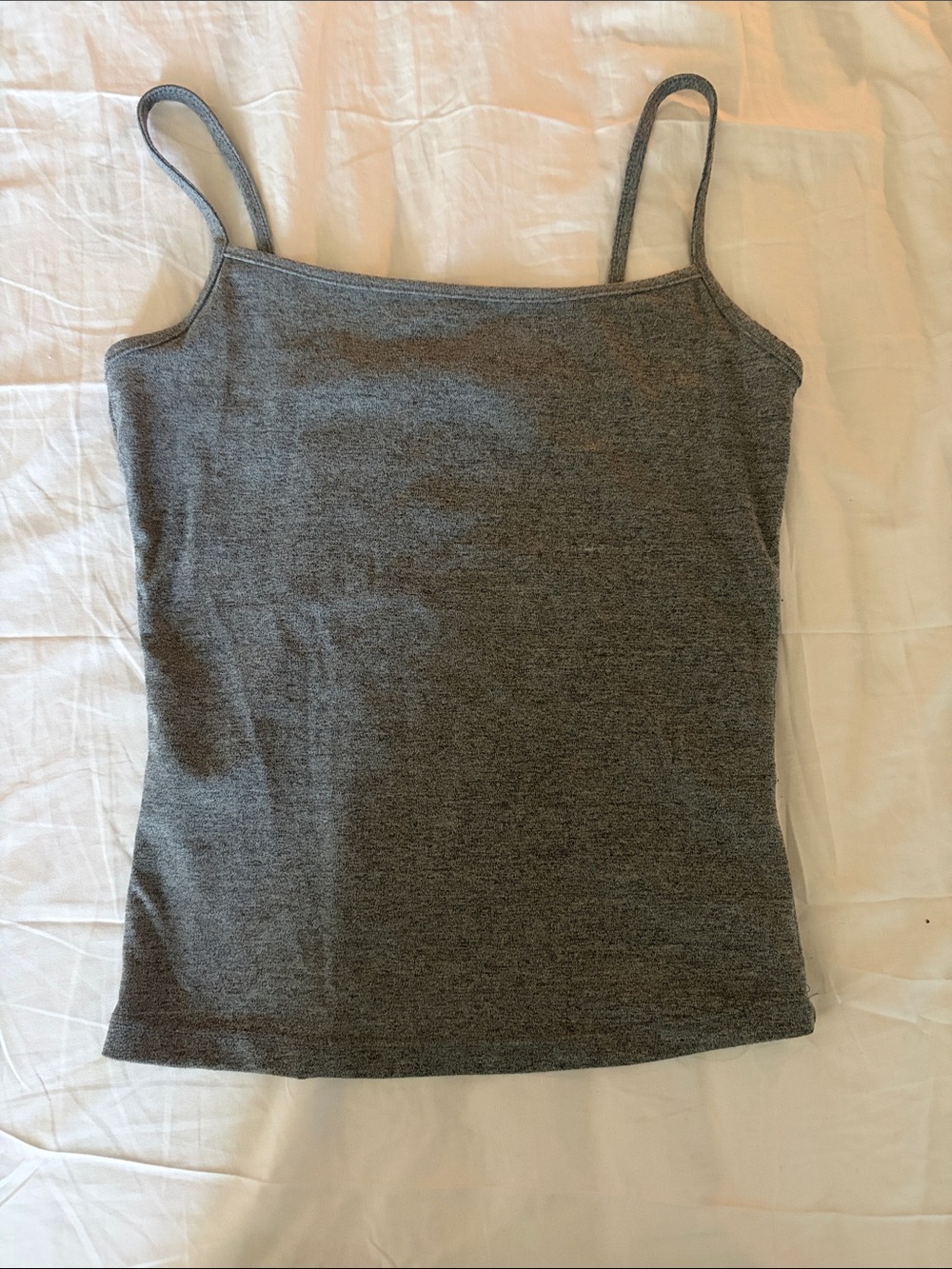 Garage Gray Slim Spaghetti Strap Cami